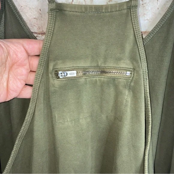 Free People Movement Hot Shot Onesie in Sea Grass Size Large - Picture 6 of 7